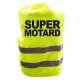 Gilet jaune fluorescent pour motard 