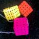 Guirlande décorative cubes LED colorés 