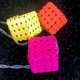 Guirlande décorative cubes LED colorés 