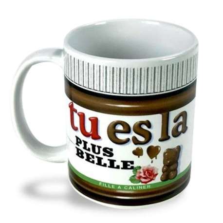 Tasse parodique tu es la plus belle