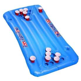 Matelas gonflable pour jeu à boire beer pong