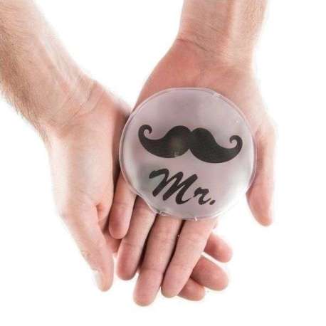  Chaufferette main Mr avec moustache 