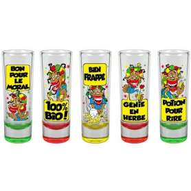 Verres shooters rasta 