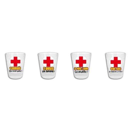 Verres shooters urgence 
