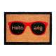 Tapis d’entrée lunettes de soleil hello bye 