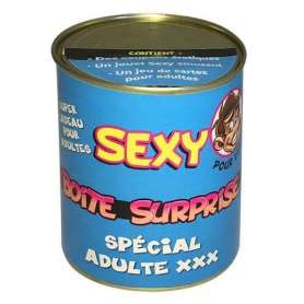  Boîte de conserve surprise sexy spécial adulte pour homme 