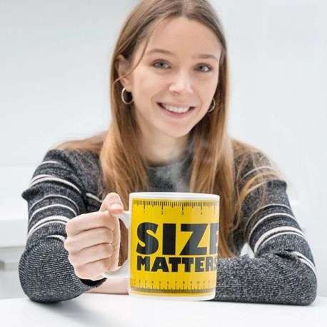 Mug taille XXL size matters 