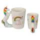 Mug à anse licorne never stop dreaming