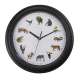 Horloge murale animaux avec sons cris d’animaux