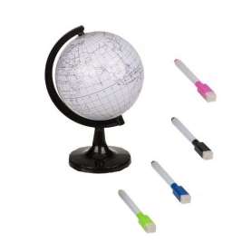 Globe terrestre éducatif à colorier avec 4 feutres