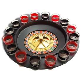 Set de 2 jeux d'alcool, Ludo, roulette, fête, anniversaire, soirée,  schnaps, pour adultes, 16 verres