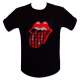 T-shirt equalizer LED rolling stones 