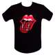 T-shirt equalizer LED rolling stones 