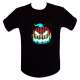 T-shirt equalizer interactif à citrouille LED lumineux