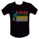 T-shirt equalizer interactif mur de son LED