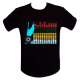 T-shirt equalizer interactif mur de son LED