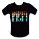 T-shirt equalizer danceur à LED lumineux