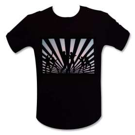 T-shirt equalizer Led danseurs