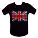 T-shirt avec drapeau anglaise LED