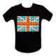 T-shirt avec drapeau anglaise LED