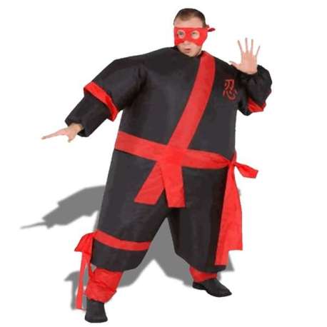 Costume gonflable ninja 