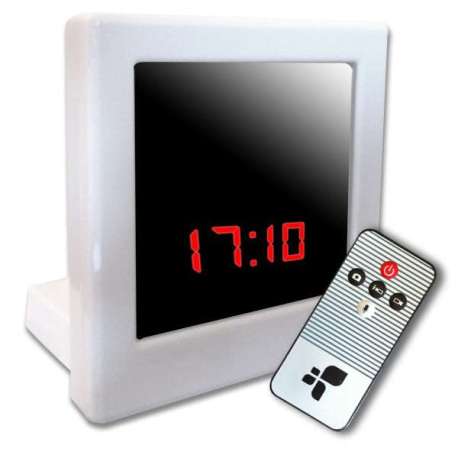 Réveil caméra espion carré télécommandé
