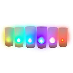 Bougies LED multicolore