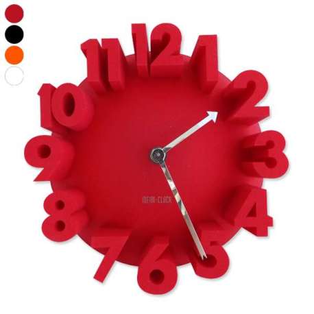Horloge chiffres en 3D