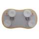 Distributeur savon seins 2 compartiments poitrine