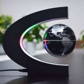 Globe terrestre lévitation lumineux LED flottant magnetique