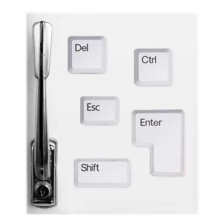 5 magnets touches de clavier