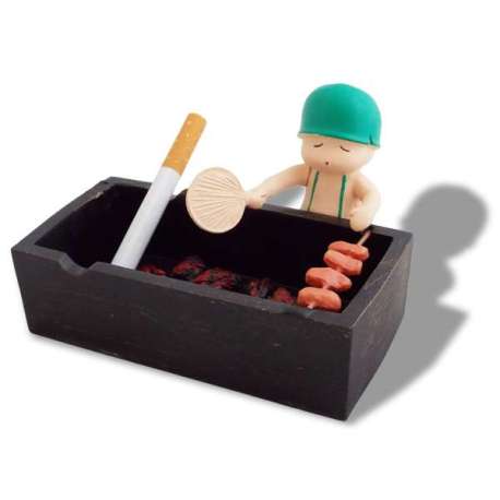 Cendrier petit soldat barbecue