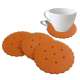 4 dessous de verre biscuit