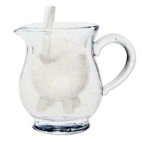 Carafe à lait pis de vache double paroie