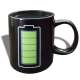Tasse thermo-changeante batterie mug thermo-réactifs