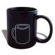 Tasse thermo-changeante boisson fumante mug thermo-réactifs