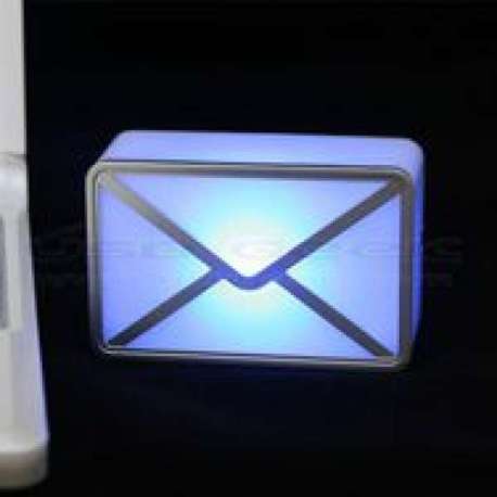 Enveloppe alerte e-mail USB