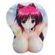 Tapis de souris sexy manga aux gros seins repose poignet