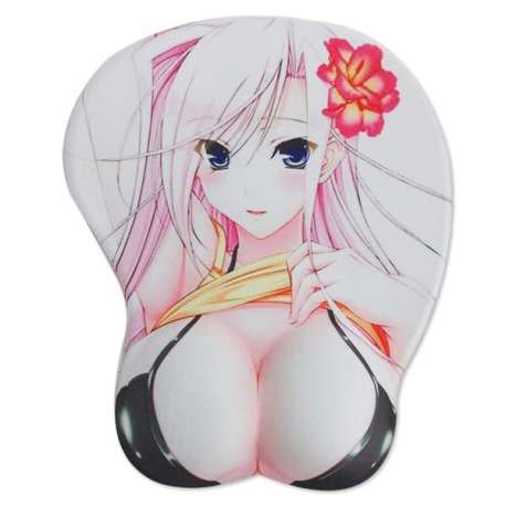 Tapis de souris manga gros seins repose poignet