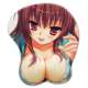 Tapis de souris repose poignet sexy poitrine manga relief