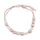 Bracelet couleur or serti de faux cristaux clairs