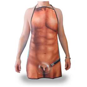 Taablier humouristique torse nu et petit sexe