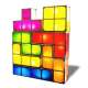 Lampe tetris 7 blocs