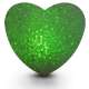 Coeur lumineux LED : couleur variable