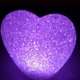 Coeur lumineux LED : couleur variable
