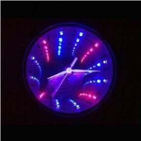 Horloge tunnel LED