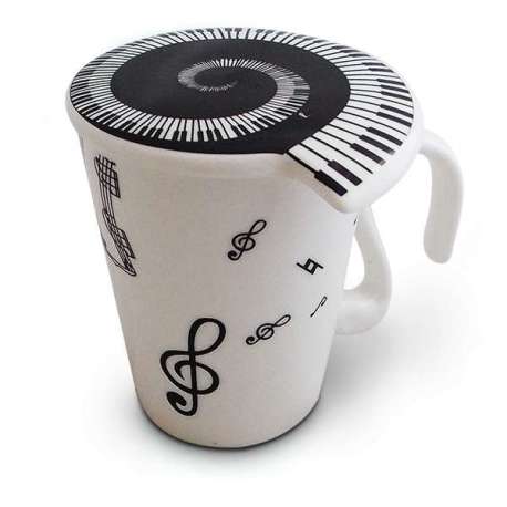 Tasse musical avec couvercle