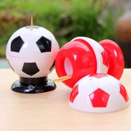 Distributeur de cure-dents ballon de foot