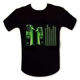 T-shirt equalizer enceinte mur de son