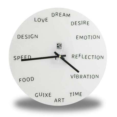 Horloge mots sexy en anglais